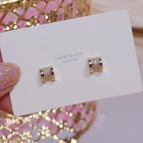 New Arrive Luxurious Exquisite Micro Inlaid CZ Earring for Women AAA Top Quality Zirconia Stud Earrings Wedding Jewelry Pendant