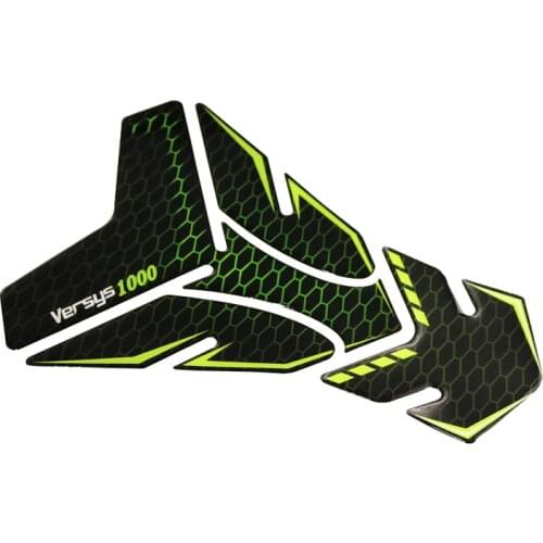 New Motorcycle 3D Fish Bone Protector Sticker Gas Cap Pad Filler Oil Tank Decals For Kawassaki VERSYS 1000 VERSYS1000