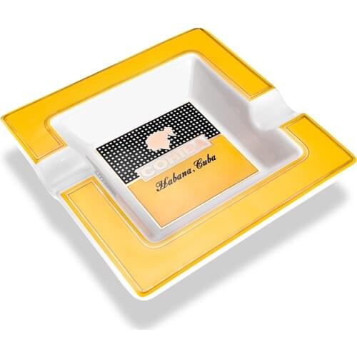 CIGARLOONG Cigar Ashtray Ceramic Holder Simple Practical Portable Home Ashtray