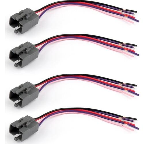 Artudatech 4Pcs 25mm Push Wire Connector Pushbutton Switch Socket For Car/Boat/Outdoor