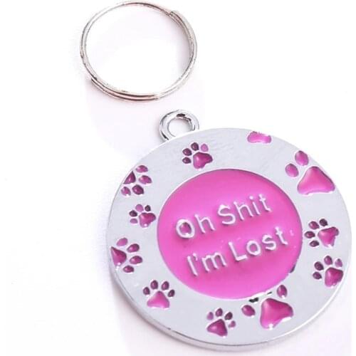 Personalized Carved Custom Dog Tag Hot Sale Zinc Alloy Metal Claw Dog Tag