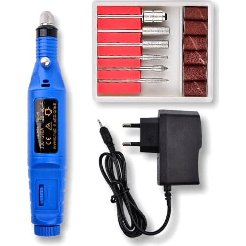 Professional nail drill manicure machine tools RPM 20 000 electric nail file set Pedicure nail grinder with nail drill bits