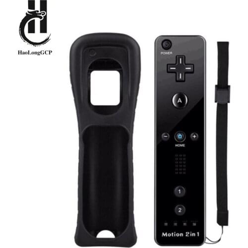 Multi Color 2 in 1 Wireless Game Remote Controller with Motion Plus Adaptar for Nintendo for Wii Controller joystick