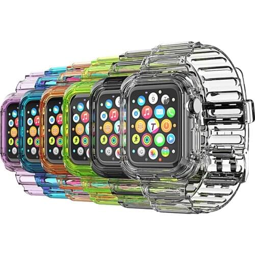 Watchband Adjustable Watch Strap Waterproof and Sweatproof Watch Band for Apple Watch Series 6/5/4/3/2/1