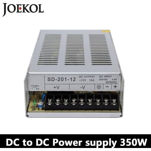 SD-350 DC to DC switching power supply,350W dc power supply for Led Strip,DC 19V~144V Transformer to 5v 12v 24v 48v