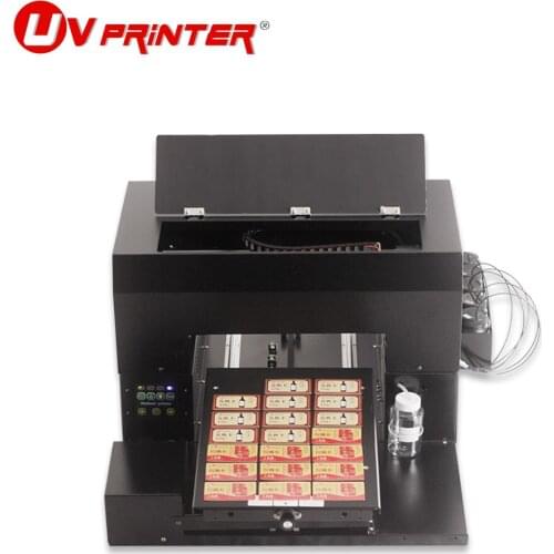 A3 UV inkjet printer is used to print flat objects at home office mobile phone case photo gift box T-shirt printing