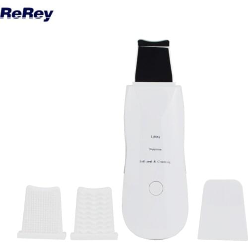 Facial Cleanser Ultrasonic Scrubber Skin Care Brush Skin Massager Deep Cleaning Peeling Tool Pore Cleaner Acne Blackhead Remover