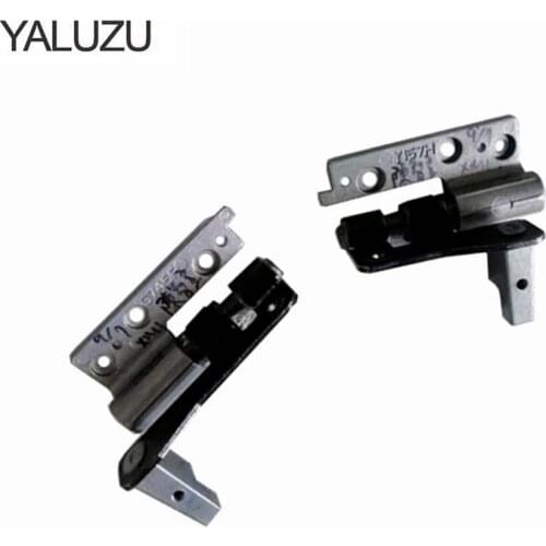 YALUZU NEW lcd hinges For DELL Precision M6400 Hinges R+L Black hinges Left right LCD HINGES Left & Right Screen G745F Y157H