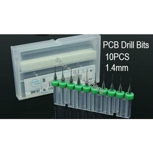 High Quality 10Pcs 1.4mm PCB Print Circuit Board Carbide Micro Drill Bits Tool