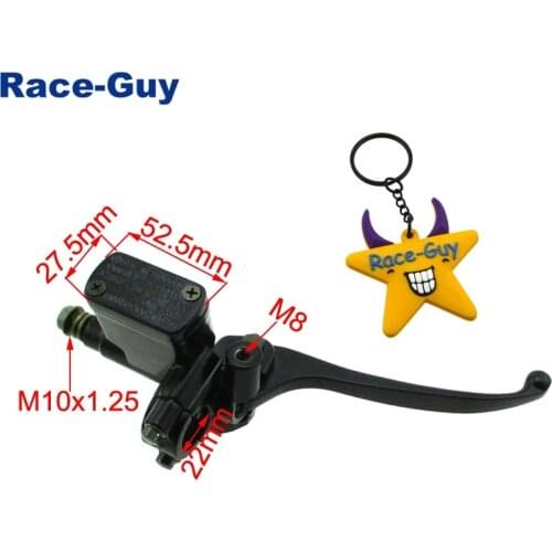 7/8" Right Front Brake Master Cylinder For Gy6 50cc 70cc 90cc 110cc 125cc Pit Dirt Bike Motorcycle Scooter Moped ATV Quad