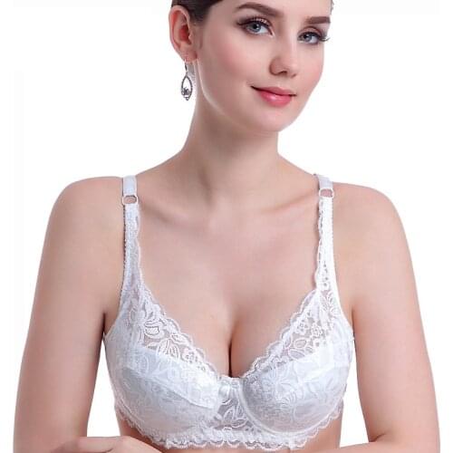 3/4 cup push up lace bra sexy women underwear thin section B cup bra for women Sheer Bra soutien gorge 8 Colors