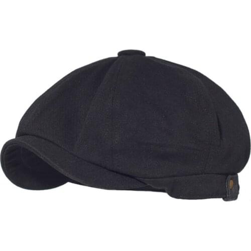 Clape New MenS Casual Newsboy Hat Spring And Autumn Thin Retro Beret Hat Fashion Wild Casual Hat Unisex Wild Octagonal Hats