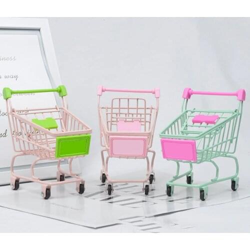 Childrens Play House Shopping Cart Toy Trumpet Boy Girl Baby Trolley Toy Scan Cashier Trolley Parent-child Interactive Toy