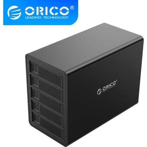 ORICO 35 Series 5 bay 3.5'' HDD Docking Station With RAID,Suitable for 2.5 and 3.5-inch SATA HDD / SSD 5Gbps transmission rate