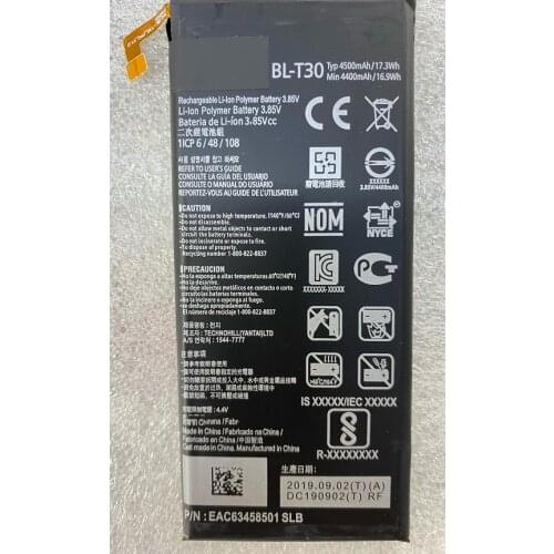 HST New Battery BL-T30 4500mAh Battery For LG X Power 2 II L64VL M320F M320N M322 L63BL K10 Power M320 M320DSN M320TV Batteries