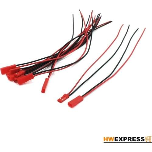 HWEXPRESS Hot 20CM 22AWG Cable w 2Pin JST M F Connector for RC Battery Motor