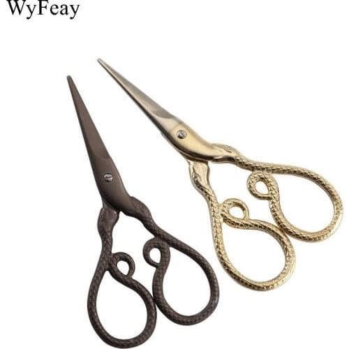 Innovative Zakka Groceries Retro Scissors Titanize DIY Handicraft Antique Stainless Steel Home Tool Scrap Booking Sewing Scissor