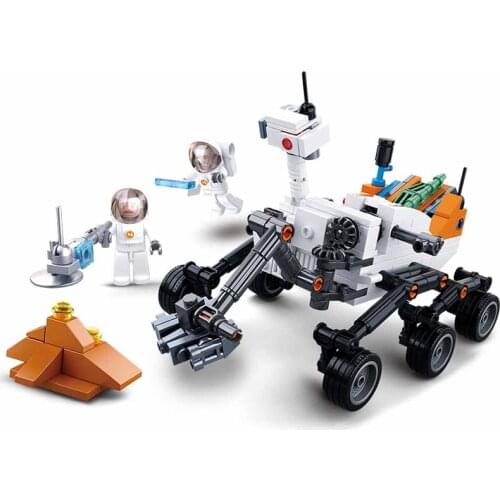 Aviation series city Space exploration vehicle Walker robot technology building blocks DIY figures Bricks Educational Toy