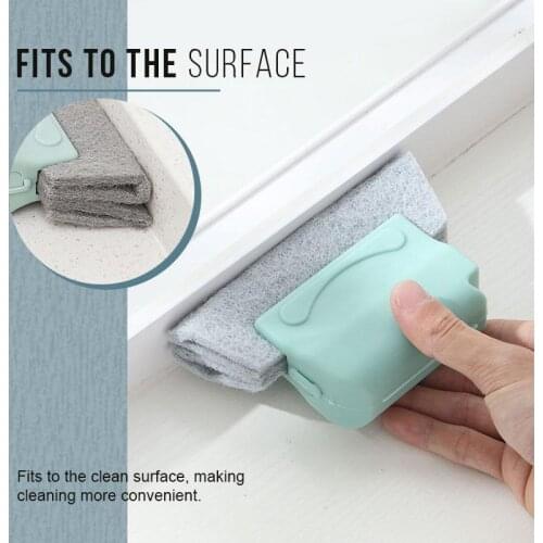 Creative Groove Cleaning Brush Multifunction Handheld Cleaing Brush For Window Frame Door Toilet Kitchen Househould Slot Brusher