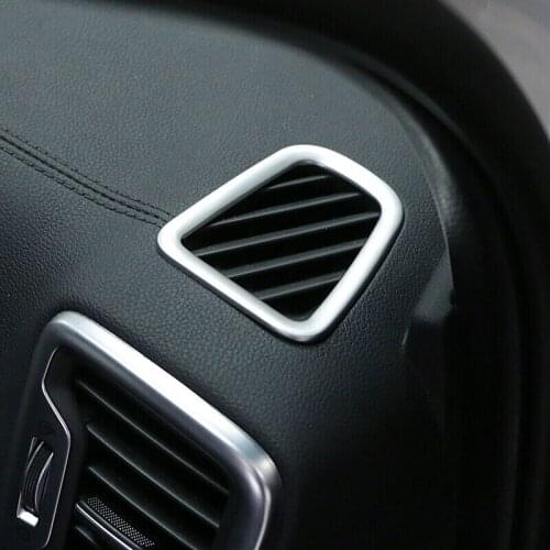 ABS Matte For KIA Sportage 4 QL KX5 accessories 2016 2017 2018 Car Small air outlet Decoration Cover Trims car styling 2pcs