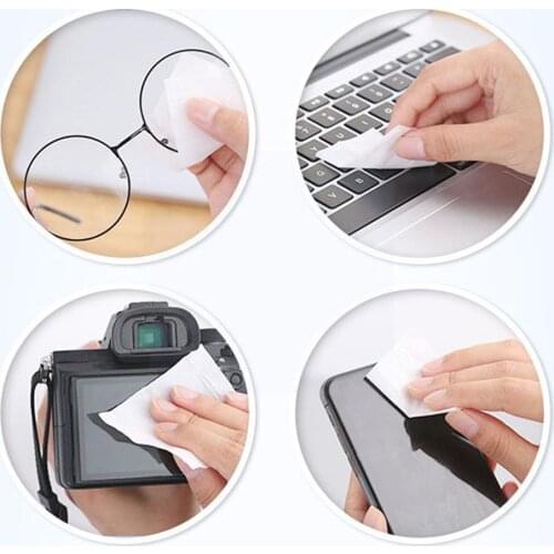 Glasses Cleaner Wet Wipes Cleaning Lens Disposable Dust Wipes Phone Computer Misting Screen Fog Anti Remover Cleaning Sungl W2U7