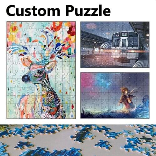 9/35/70/120/200Pcs Photo Custom Wooden Personalized Jigsaw Puzzle Picture DIY Toys for Adults Decoration Collectiable