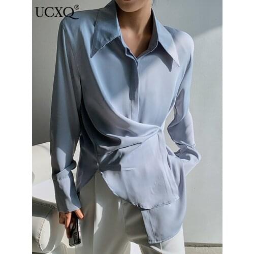 UCXQ Blouses With Sleeves