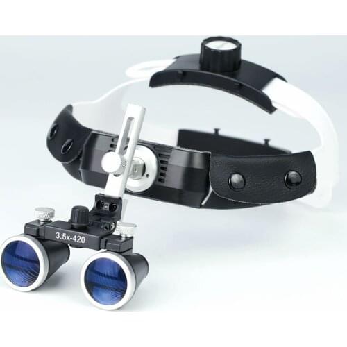3.5x Surgical Helmet Magnifier Dental Loupes Surgeon Operation Medical Enlarger Clinical Magnifying Glass 2.5x Binoculars Loupe