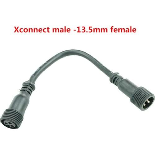 XChanger 13.5mm Female to xConnect Male-3 Pin-Black-8 in-10 Pcs