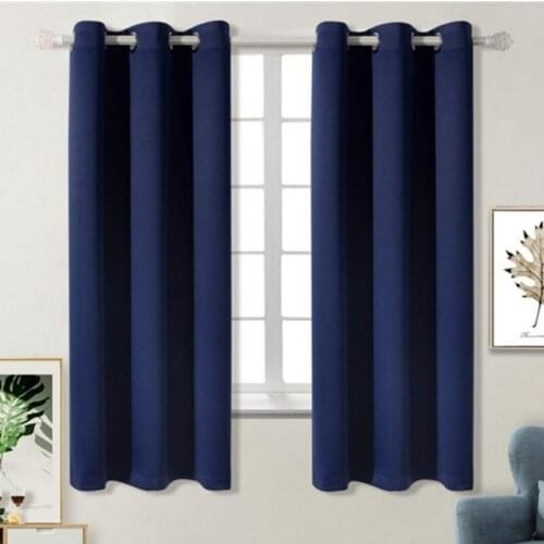 Blackout Curtains 1Panel Grommet Thermal Insulated Room Darkening Panels Curtains for Bedroom Living Room