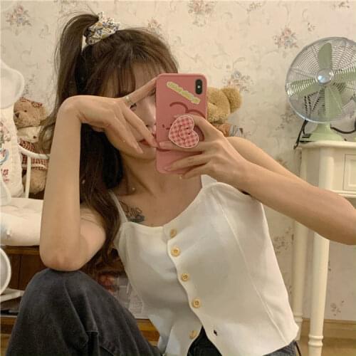 Women Corset Tops Black Camisole Knitted Summer 2021 Top For Women Tank Camis Crop Top For Women