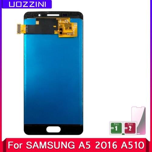 2 Pcs AMOLED Lcds for Samsung Galaxy A5 2016 A510F A510M A510FD A5100 A510Y LCD Display Touch Screen Digitizer Assembly