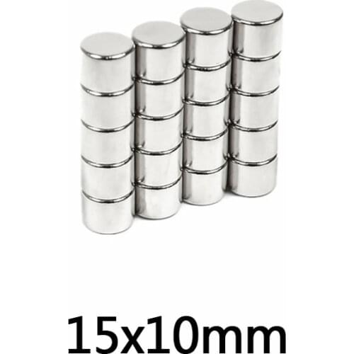 10/20/30pcs 15x10 mm Thick Neodymium Strong Magnets 15mm*10mm Permanent Round Magnet 15x10mm Powerful Magnetic Magnets 15*10mm