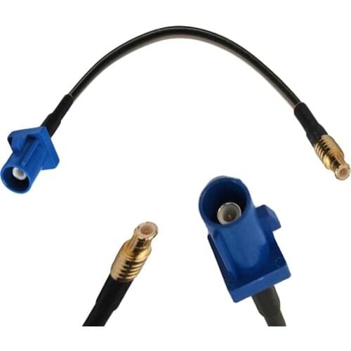 10pcs Fakra C Male to MCX Male RF GPS Antenna Extension coax Cable RG174 10/15/20/30/50cm