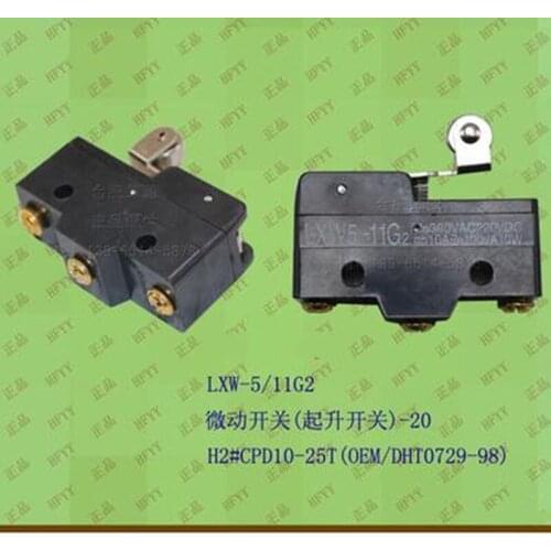 5pcs Forklift Parts Forklift Micro Switch (Lift Switch) LXW-5 / 11G2 Heli H2 # CPD10-25T