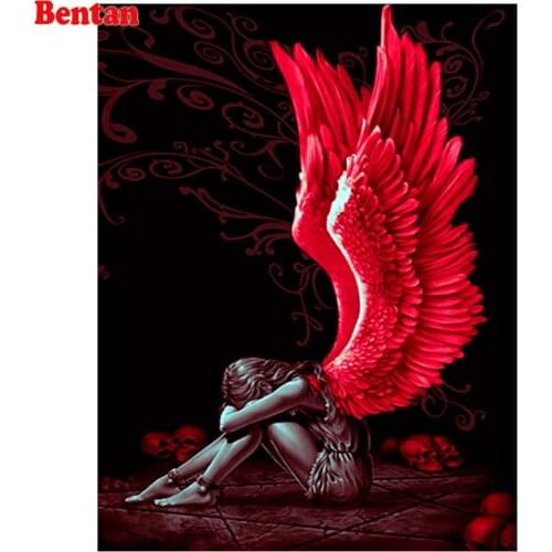 DIY 5D Diamond Painting Angels And Demons Home Decoration Full Square Round Craft Kits Embroidery Bead Rhinestone New Arrival