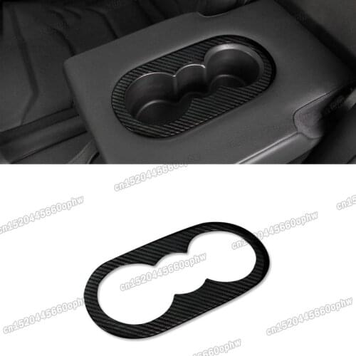 Lsrtw2017 Car Armrest Rear Row Water Cup Slot Frame Trim for Volkswagen Vw Tiguan 2017 2018 2019 2020 2021 Accessories Styling