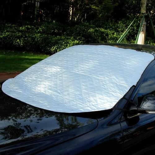 Car Windshield Sunshade Cover Universal Car Rain Ice Snow Protector Anti Sun UV Heat Front Window Thick Car Cover