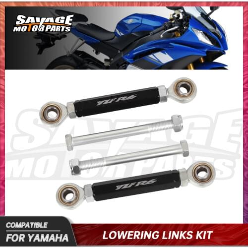 Motorcycle Accessories Lowering Links Kit For YAMAHA YZF-R6 YZF R6 2006-2020 Rear Suspension Drop Motor Bike Adjustable Lever