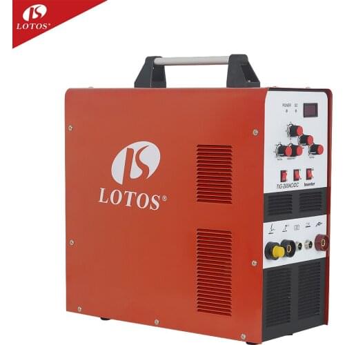 Lotos tig IGBT ac dc inverter machine 200 amp tig stick/arc welder tig 200 acdc argon welding machine
