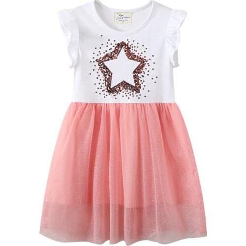 2021 New Toddler Girls Casual Dress Clothes Kids Clothing Dress Up Spring Summer Children Print Outfit Costume