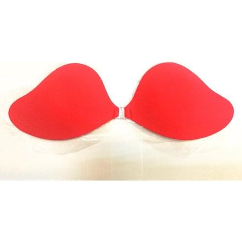 New Mango Women Self Adhesive Strapless Bandage Blackless Solid Bra Stick Gel Silicone Push Up womens underwear Invisible Bra