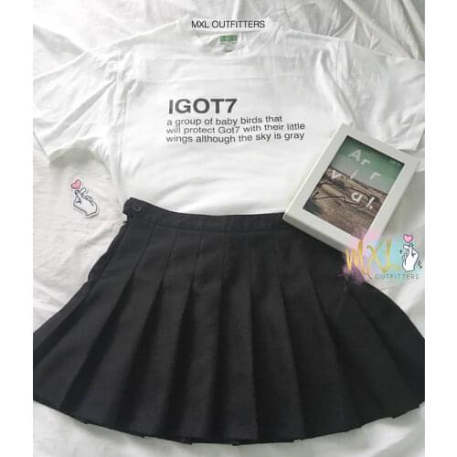 OKOUFEN IGOT7 a group of baby birds tshirt letter print fashion funny cool unisex tees tops youth cotton clothing high quality