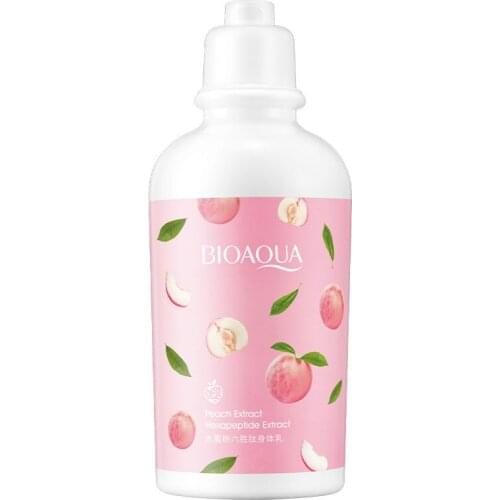 Peach Lactic Acid Bacteria Body Lotion Whitening Moisturizing Smooth moisturizes skin brightens skin tone Body cream