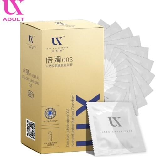 Double Lubricated Ultra Thin Condoms For Men Intimate Contraception Sex Products Natural Rubber Penis Cock Sleeve Condoms 100pcs