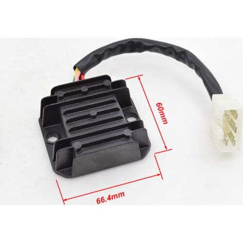 Motorcycle 5 Wire Voltage Regulator Rectifier For GY6 KYMCO Agility 2T R16 10 Rs Naked 2T 10 Like 2/4T Moped Scooter ATV TaoTao
