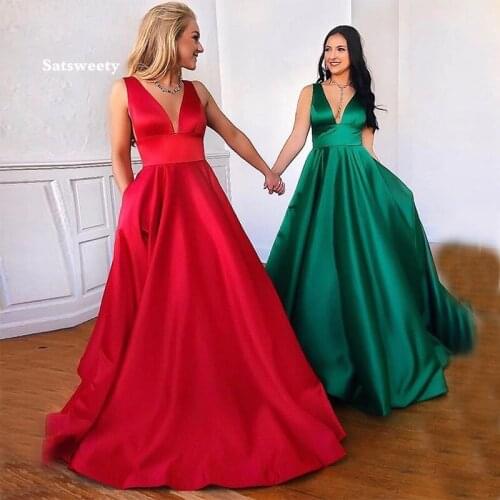 Satsweety V-neck Women Dresses