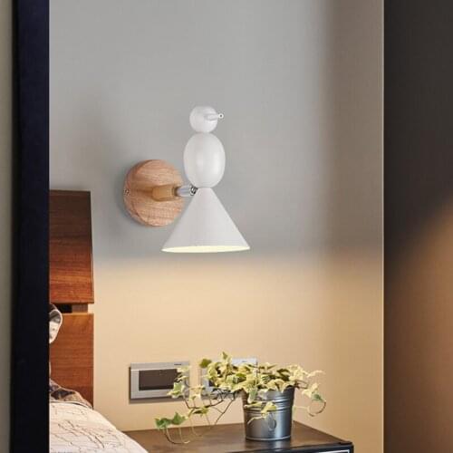 Nordic Bird Light Wall Lamp Sconces Creative for Bedroom Decor Bedside Mirror Light Modern Home Luminaire Wall Lighting Fixtures
