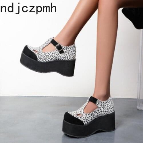 Shoes Women Fashion Japanese Style Mary Jane Shoes Women Vintage Girls High Heel Platform Shoes College Student Big Size 34-48