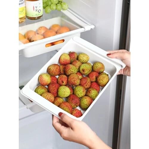 Refrigerator Storage Box Fridge Drawer Organizer Food Basket Fresh-keeping Classified Container Storage Bins Fridge Shelf Holder
